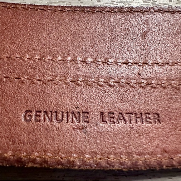 Ralph Lauren Brown Leather Belt with Gold Buckle - Picture 7 of 13